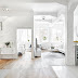 Interiors: little white appartment ♥ pequeño apartamento blanco