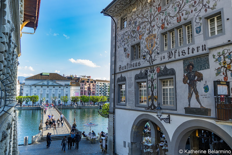 Kornmarkt Frescoes Two Days in Lucerne Luzern Switzerland