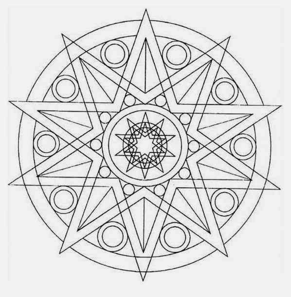 Mandala Coloring Page