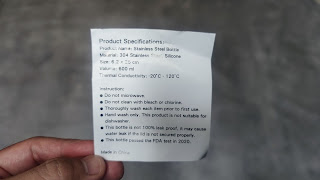 The product specifications