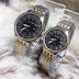 Jam Tangan COUPLE SEIKO 212 | BLACK KOMBINASI