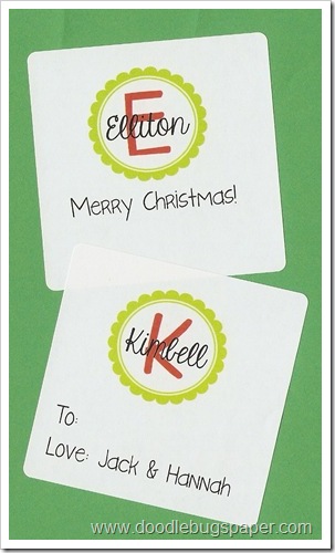 scallopedchristmasspiritstickers