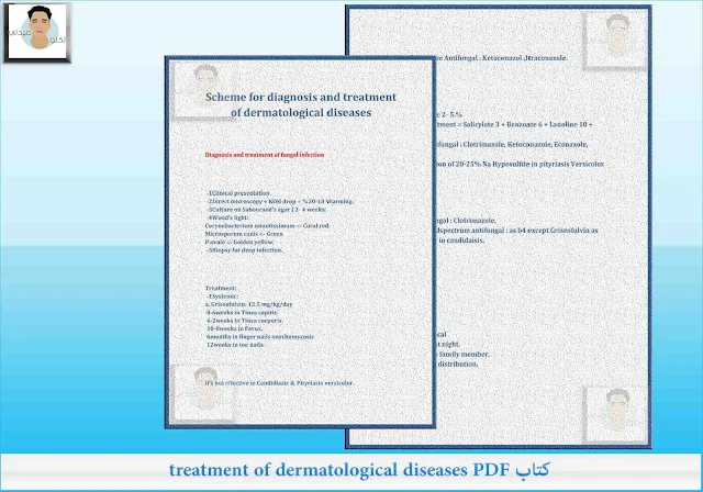 كتاب treatment of dermatological diseases PDF