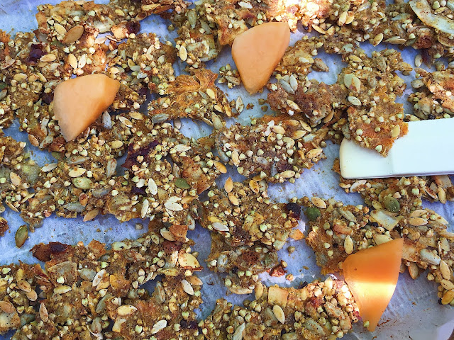 Clumpy Cantaloupe Coconut Granola (Gluten Free, Vegan, Oil Free)