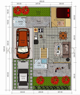 Contoh Desain Rumah Minimalis 2