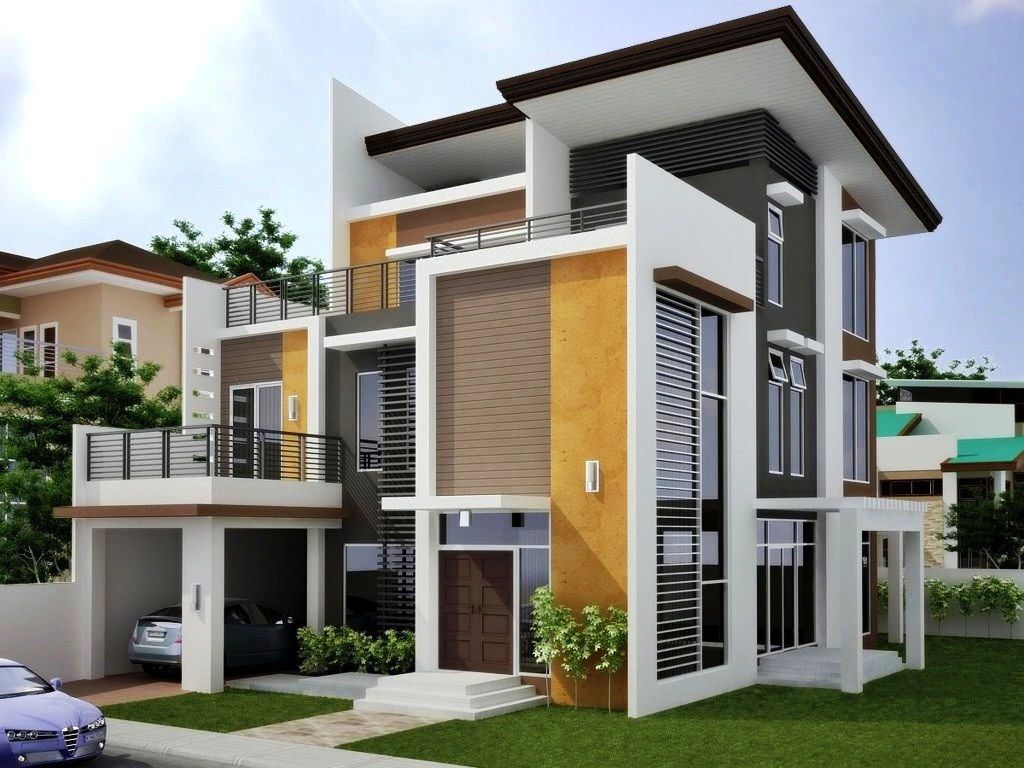 64 Desain Rumah Minimalis 2 Lantai Dengan Balkon Desain Rumah