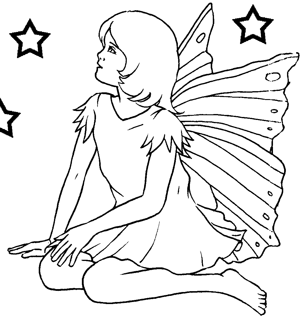 fairy coloring pages