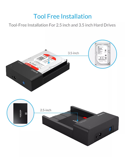 ORICO Lay-HDD Docking Station แบน SATA