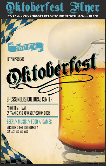  Oktoberfest Flyer Template