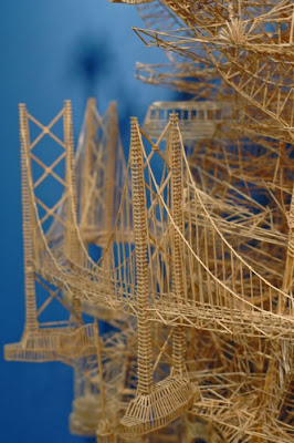 San Francisco Made of 100,000 Toothpicks Seen On lolpicturegallery.blogspot.com