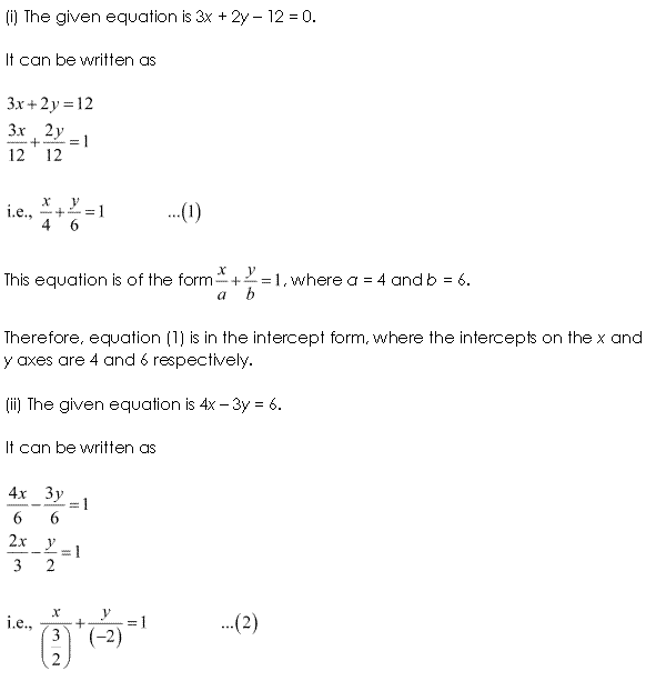 Solutions Class 11 Maths Chapter-10 (Straight Lines)