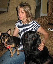 photo of Amy, Turtle, and Ramsey