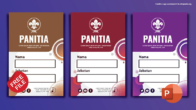 Download Kumpulan Contoh Name Tag Pramuka Microsoft Word  Dan Powerpoint Gratis