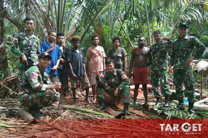 Patroli Simpatik di Bivak Warga, Cara Satgas 411 KOSTRAD Pererat Tali Silaturahmi