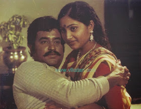 Rajinikanth & Rajalakshmi in 'Moondru Mugam' (1982) Tamil Movie