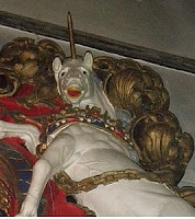 Unicorn in Rochester Cathedral