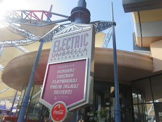 Electric Umbrella Sign Outside Epcot