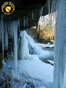 THOREY-LYAUTEY (54) - La cascade de l'Etanche gelée