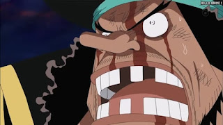 ワンピースアニメ 頂上戦争編 485話 黒ひげ Marshall D. Teach | ONE PIECE Episode 485