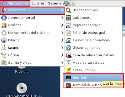 Terminal en Debian-Linux