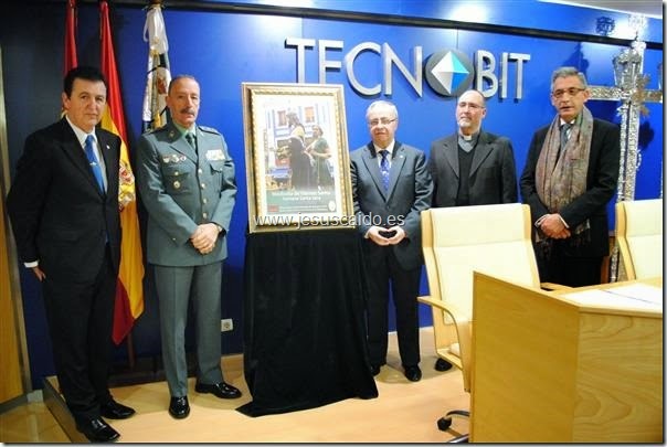 Instantánea de la presentación del cartel de hermandad del pasado año