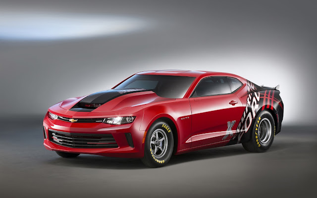 Chevrolet Copo Camaro Car In Red Colour HD Wallpaper