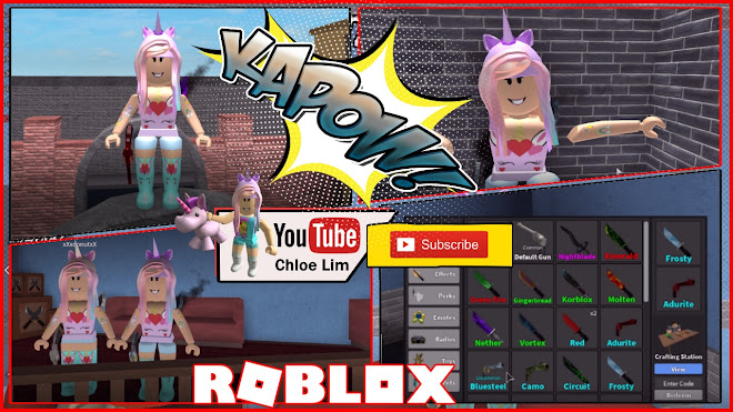 Chloe Tuber Roblox Murder Mystery 2 Gameplay My Voice Is Weird Cause I M Sick - roblox murderer mystery 2 toys