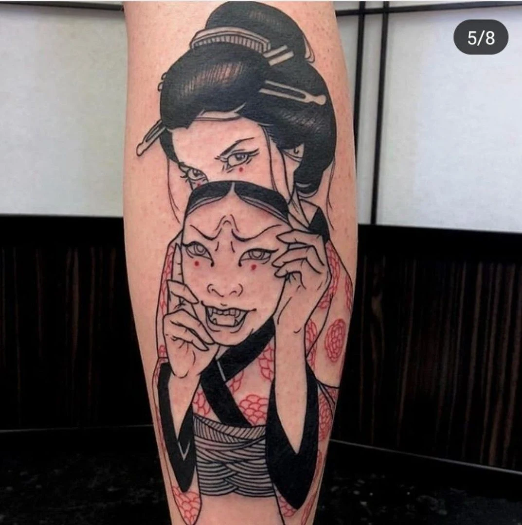 Tatuaje de Geisha