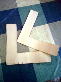Fabric Covered Letters Tutorial