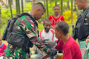 Wow..!! TNI AD Berikan Pelayanan Kesehatan Gratis Di Perbatasan