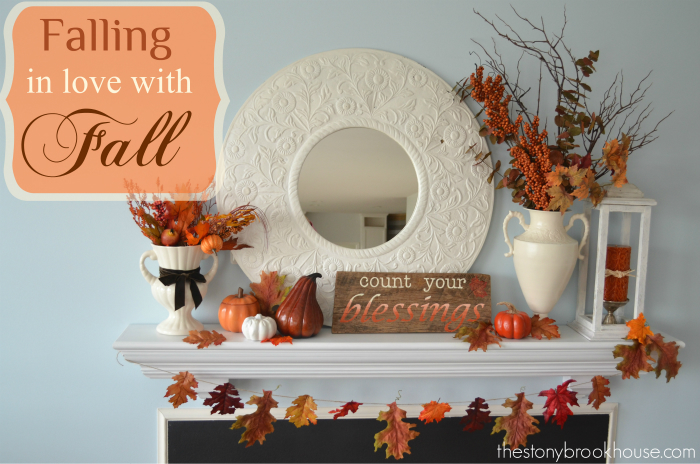 Fall Mantel Decor