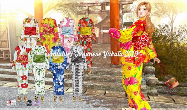 {amiable}Japanese Yukata2019@N°21 April(50%OFF SALE).