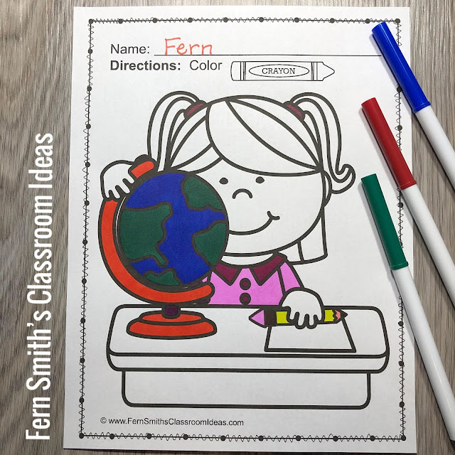 Click Here to Grab This Back to School Coloring Pages Resource!