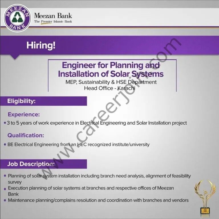 Jobs in Meezan Bank Limited