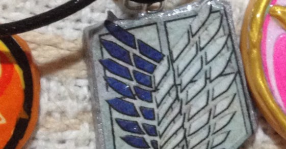 Loja Otaku Fan Coisas Colar Attack on Titan simbolo da Legião