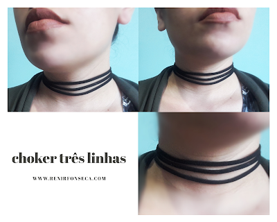 CHOKER três linhas Renir fonseca