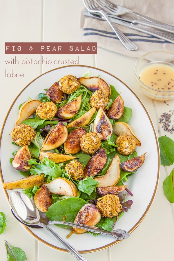 http://www.deliciouseveryday.com/fig-pear-salad-pistachio-crusted-labne/