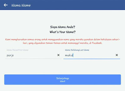 Cara daftar akun facebook baru, buat akun facebook lewat hp