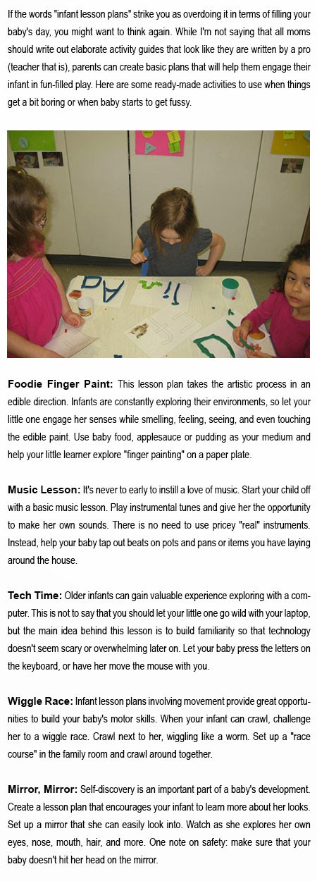 Infant toddler lesson plans