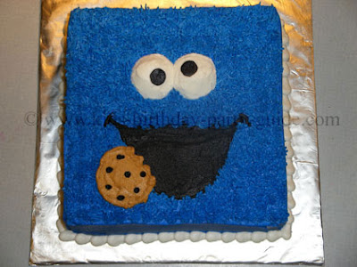 cookie monster cake. cookie monster cake. one of