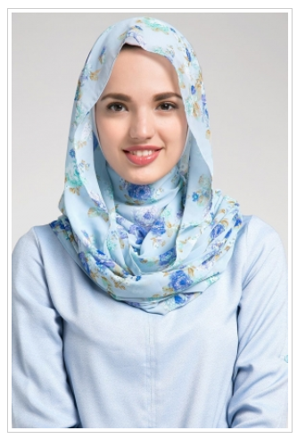 10 Contoh Model Hijab Modern Untuk Wajah Bulat