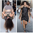 See How Models Carried Eachother At Rick Owen's Paris Fashion Week Show (Crazy Photos)