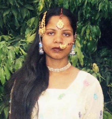 Asia Bibi en octobre 2018. Libérée de prison, elle vit alors près d’Islamabad, sous haute protection. EPA-EFE