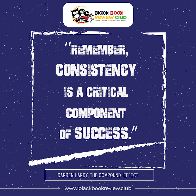 Remember, Consistency is a critical Component of Success.