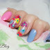 Manichiura cu flori in culori pastelate / simple flower nail art