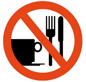 sign showing no food and drink 