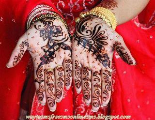  Wedding mehndi design photo    