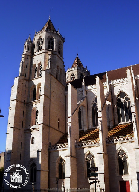 DIJON (21) - Cathédrale Saint-Bénigne (XIIe-XVe siècles)