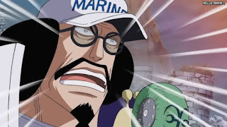 ワンピースアニメ 頂上戦争編 474話 センゴク | ONE PIECE Episode 474