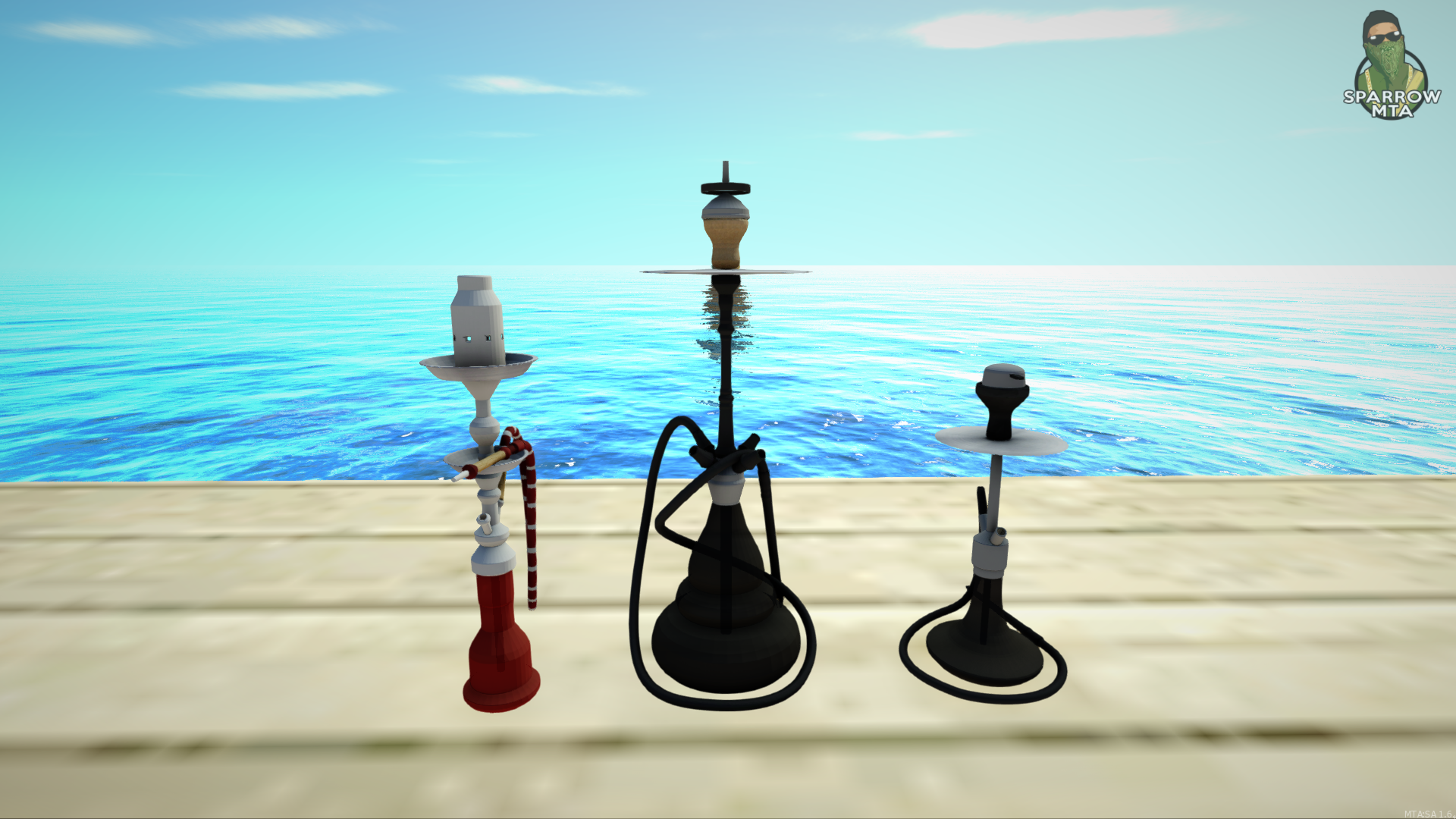 MTA:SA 3 Farklı Nargile Objesi Script (Hookah) MTA:SA 3 Farklı Nargile Objesi Script (Hookah)